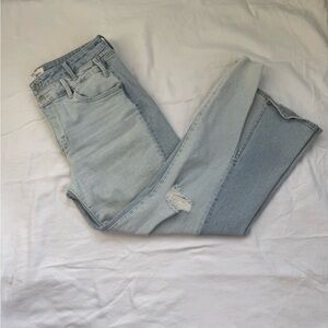 DRIFTWOOD Light Blue Distressed Skinny Jeans